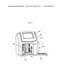 CARTRIDGE FOR APPARATUS FOR CHEMICALLY ANALYZING BLOOD AND APPARATUS USING     THE SAME diagram and image