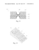 Absorbent Article with Bonded Web Material diagram and image