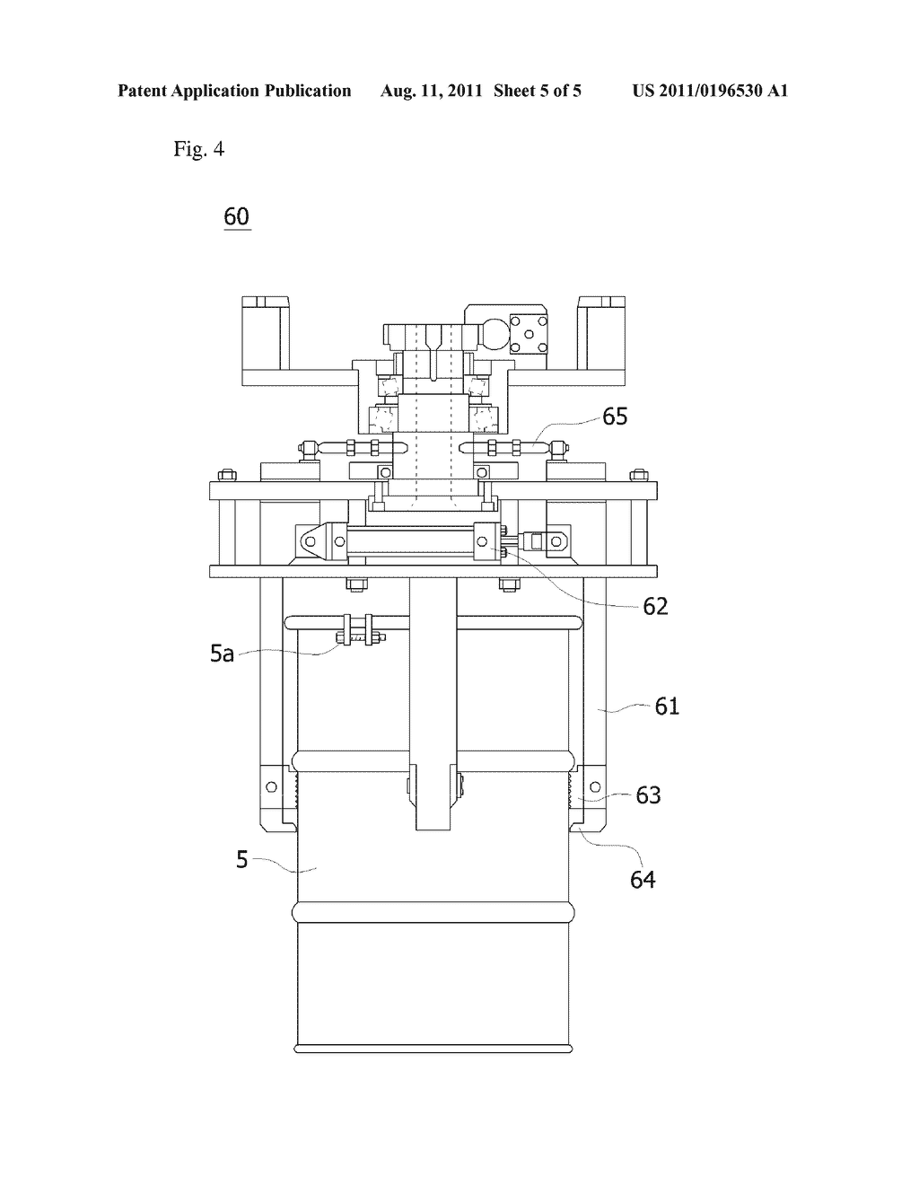 APPARATUS AND METHOD FOR AUTOMATICALLY LOADING DRUMS INTO DRUM CONTAINER - diagram, schematic, and image 06