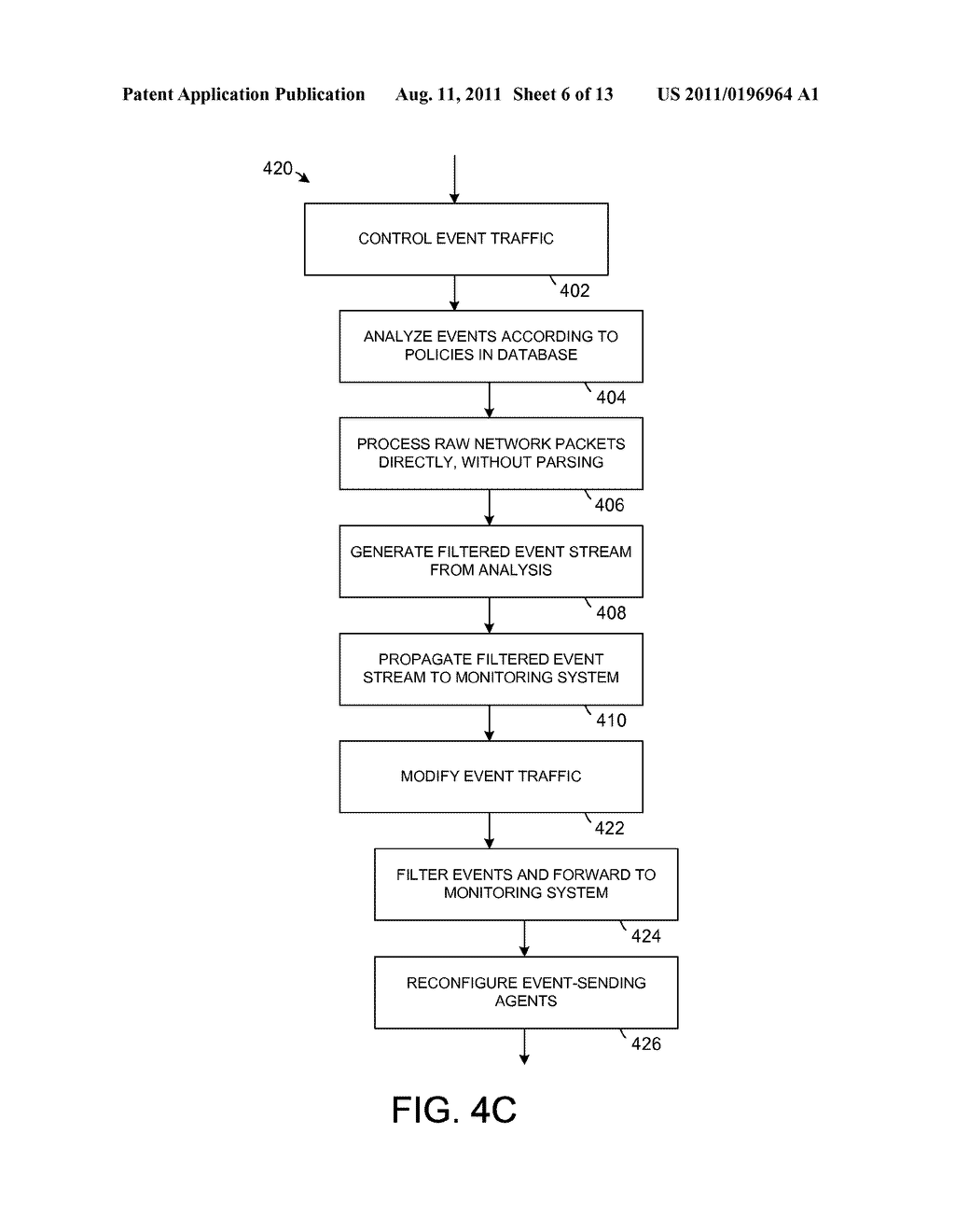 MANAGING EVENT TRAFFIC IN A NETWORK SYSTEM - diagram, schematic, and image 07