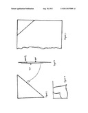 Triangular Bookmark diagram and image