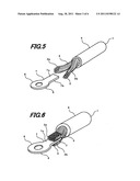 Electric wire with terminal and method of manufacturing the same diagram and image