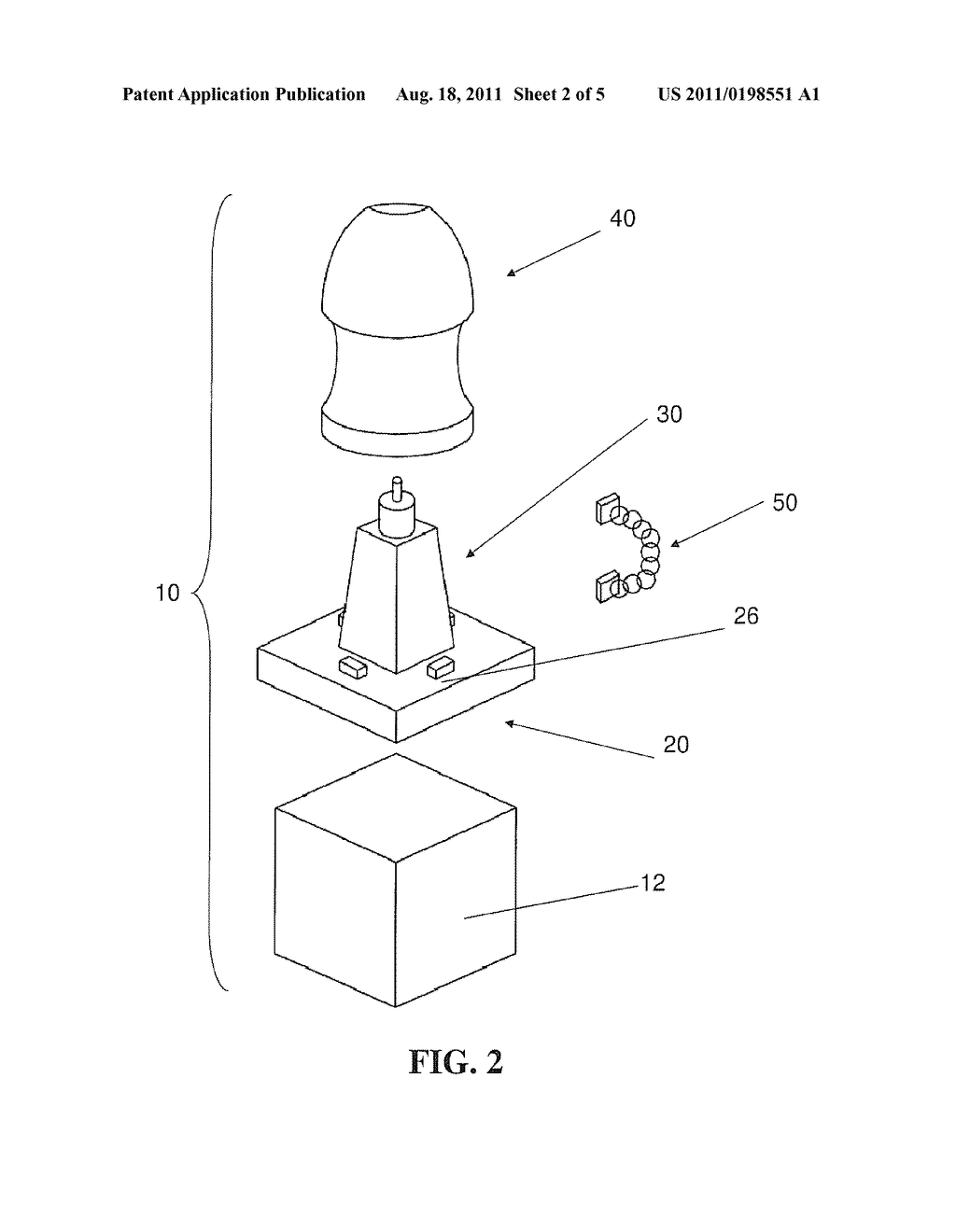 FINIAL WITH CONCEALED TORCH FOR A POST - diagram, schematic, and image 03