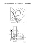 Locking mechanism for cargo compartment cover diagram and image