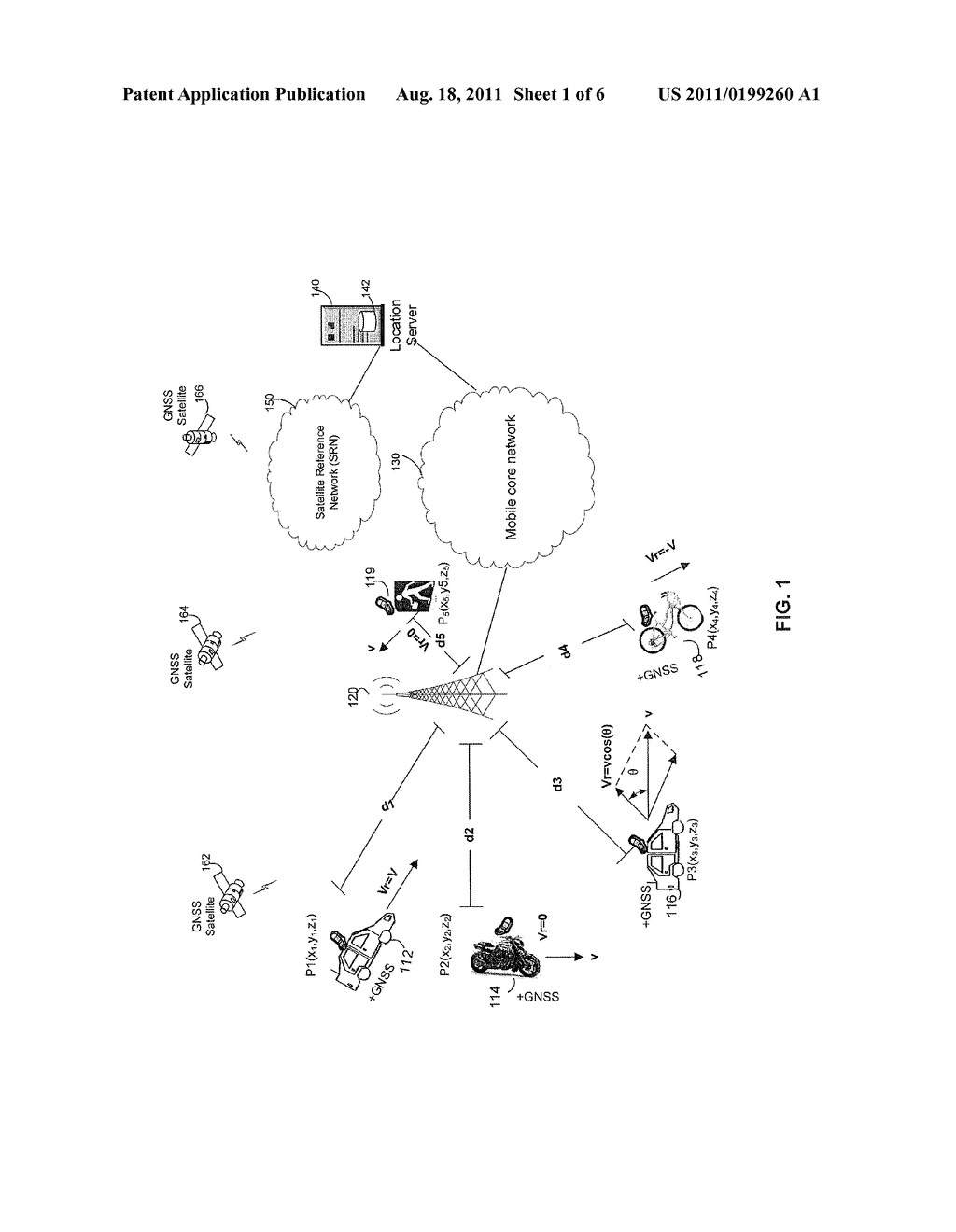 METHOD AND SYSTEM FOR DETERMINING A LOCATION OF A CELLULAR BASE STATION     UTILIZING MOBILE GNSS VELOCITY AND CORRESPONDING CELLULAR DOPPLER - diagram, schematic, and image 02