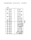 Semiconductor device with a selection circuit selecting a specific pad diagram and image