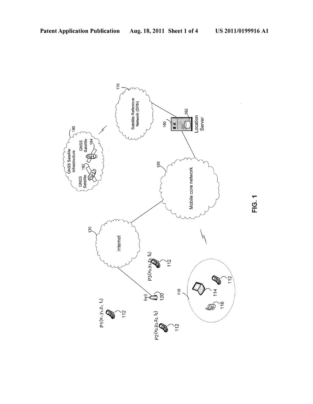 METHOD AND SYSTEM FOR DETERMINING THE LOCATION OF A WIRELESS ACCESS POINT     USING SINGLE DEVICE BASED POWER MEASUREMENTS - diagram, schematic, and image 02