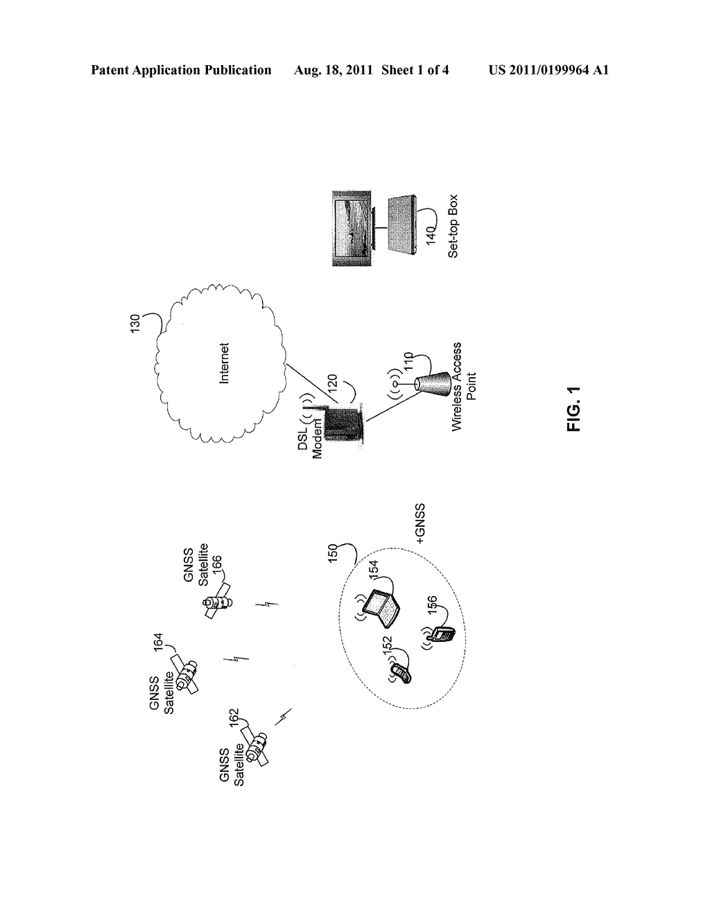 METHOD AND SYSTEM FOR DETERMINING A LOCATION OF AN ACCESS POINT BASED ON     ASSOCIATION OF THE ACCESS POINT WITH A COMMUNICATION DEVICE HAVING A     KNOWN LOCATION - diagram, schematic, and image 02