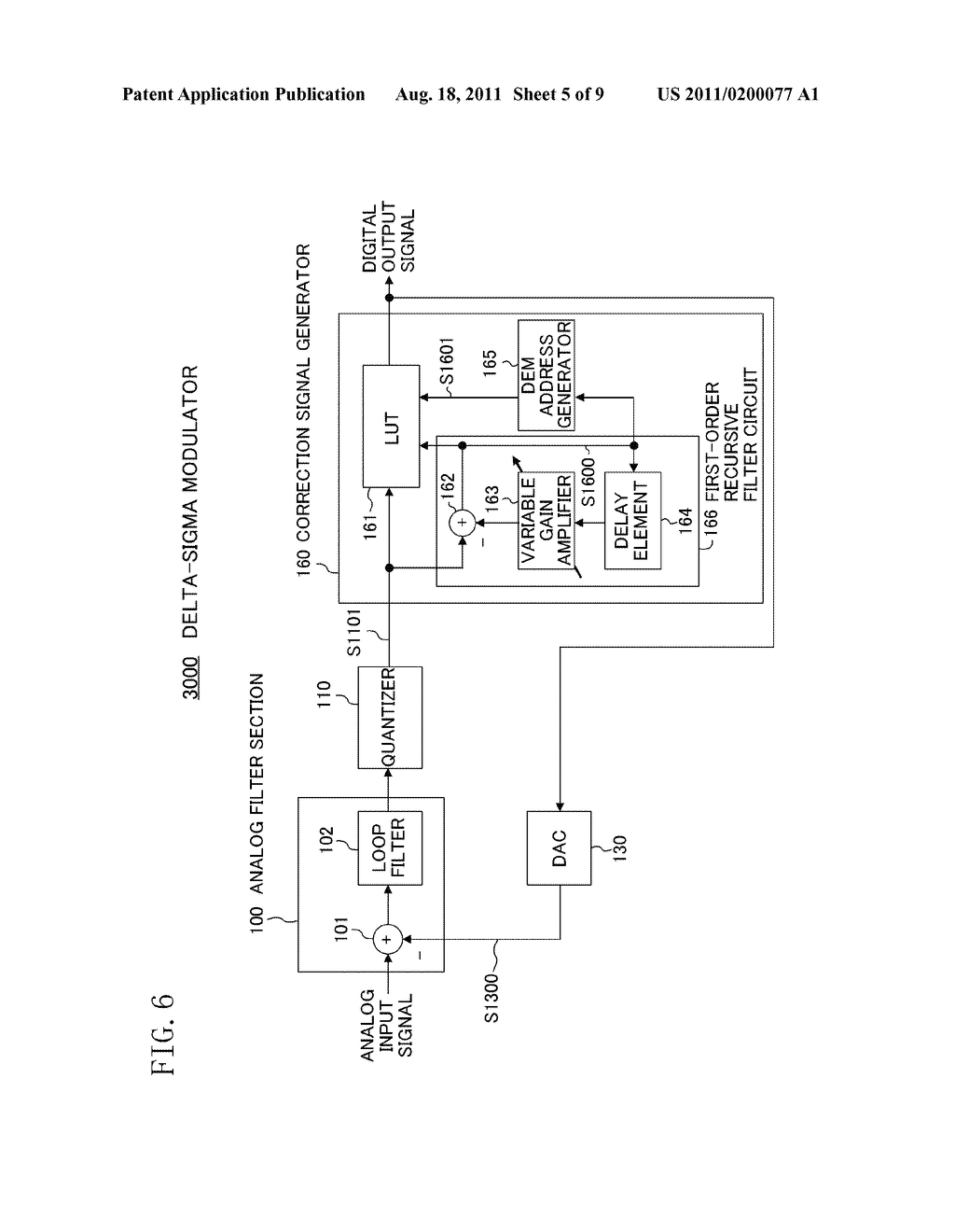 DELTA-SIGMA MODULATOR AND WIRELESS COMMUNICATION DEVICE - diagram, schematic, and image 06