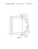 SEALING ADAPTER FOR A BEVERAGE EXTRACTION SYSTEM SUITABLE FOR PREPARING A     BEVERAGE FROM CARTRIDGES diagram and image