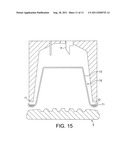 SEALING ADAPTER FOR A BEVERAGE EXTRACTION SYSTEM SUITABLE FOR PREPARING A     BEVERAGE FROM CARTRIDGES diagram and image