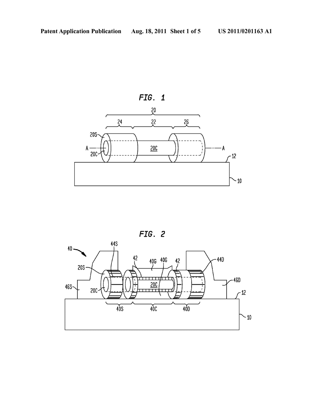 SEMICONDUCTOR NANOSTRUCTURES, SEMICONDUCTOR DEVICES, AND METHODS OF MAKING     SAME - diagram, schematic, and image 02