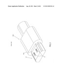 RELEASABLY ENGAGING HIGH DEFINITION MULTIMEDIA INTERFACE PLUG diagram and image