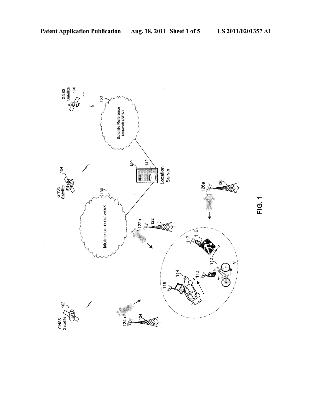METHOD AND SYSTEM FOR REFINING A LOCATION OF A BASE STATION AND/OR A     MOBILE DEVICE BASED ON SIGNAL STRENGTH MEASUREMENTS AND CORRESPONDING     TRANSMITTER AND/OR RECEIVER ANTENNA PATTERNS - diagram, schematic, and image 02