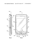 PORTABLE ELECTRONIC DEVICE WITH UPPER HOUSING AND COVER PLATE THEREFOR diagram and image