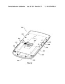 PORTABLE ELECTRONIC DEVICE WITH UPPER HOUSING AND COVER PLATE THEREFOR diagram and image
