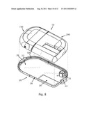 Skin Securable Drug Delivery Device with a Shock Absorbing Protective     Shield diagram and image