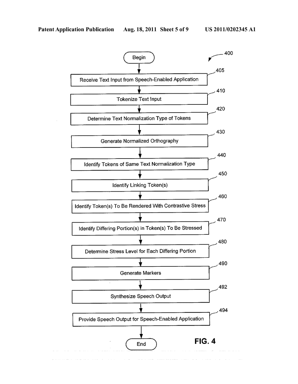 METHOD AND APPARATUS FOR GENERATING SYNTHETIC SPEECH WITH CONTRASTIVE     STRESS - diagram, schematic, and image 06