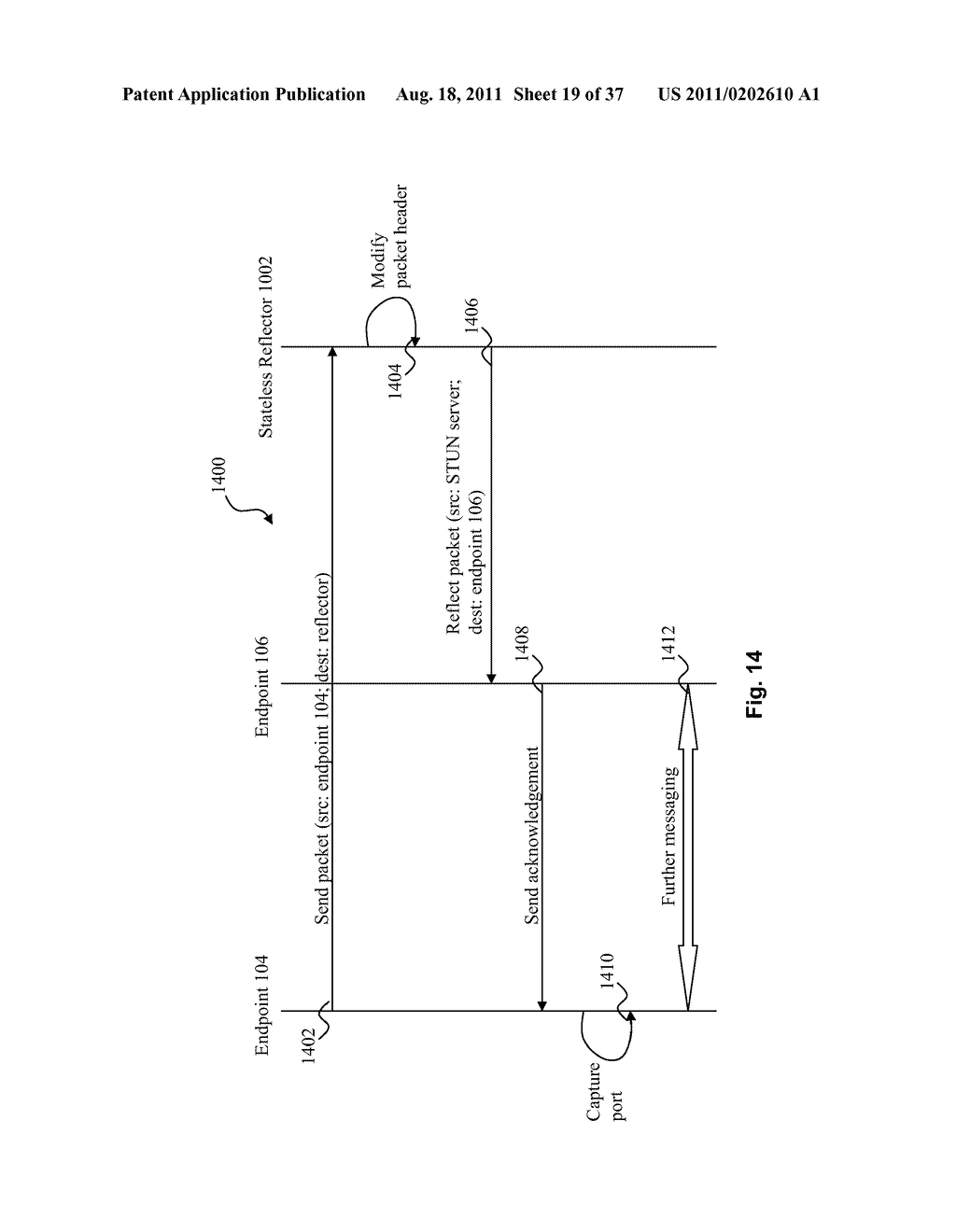 SYSTEM AND METHOD FOR SIGNALING AND DATA TUNNELING IN A PEER-TO-PEER     ENVIRONMENT - diagram, schematic, and image 20