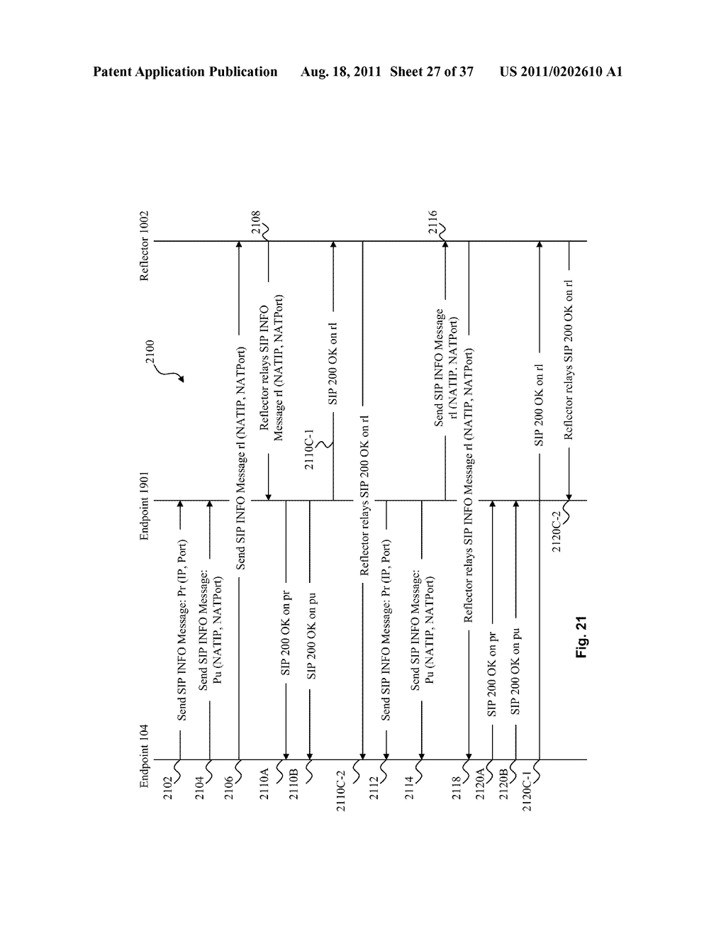 SYSTEM AND METHOD FOR SIGNALING AND DATA TUNNELING IN A PEER-TO-PEER     ENVIRONMENT - diagram, schematic, and image 28