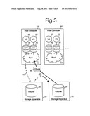 METHOD AND INTERFACE FOR ALLOCATING STORAGE CAPACITIES TO PLURAL POOLS diagram and image