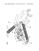 Windrow merging apparatus diagram and image