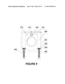 HYDRAULIC NUT WITH ALARM SYSTEMS AND VARIABLE ARRANGEMENT OF ADVANCEMENT     AND UNIT TOTAL ADVANCEMENT SCREWS THROUGH HEAD ROTATION WITH FLANGE     SENSORS diagram and image