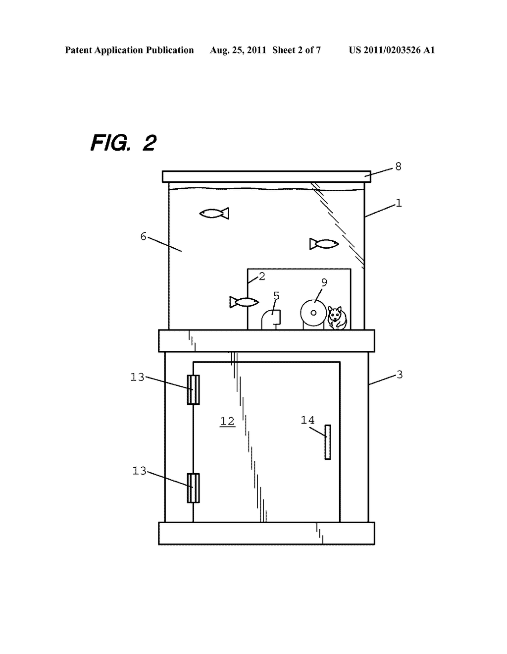 Integrated Aquarium and Small Animal Exhibit - diagram, schematic, and image 03