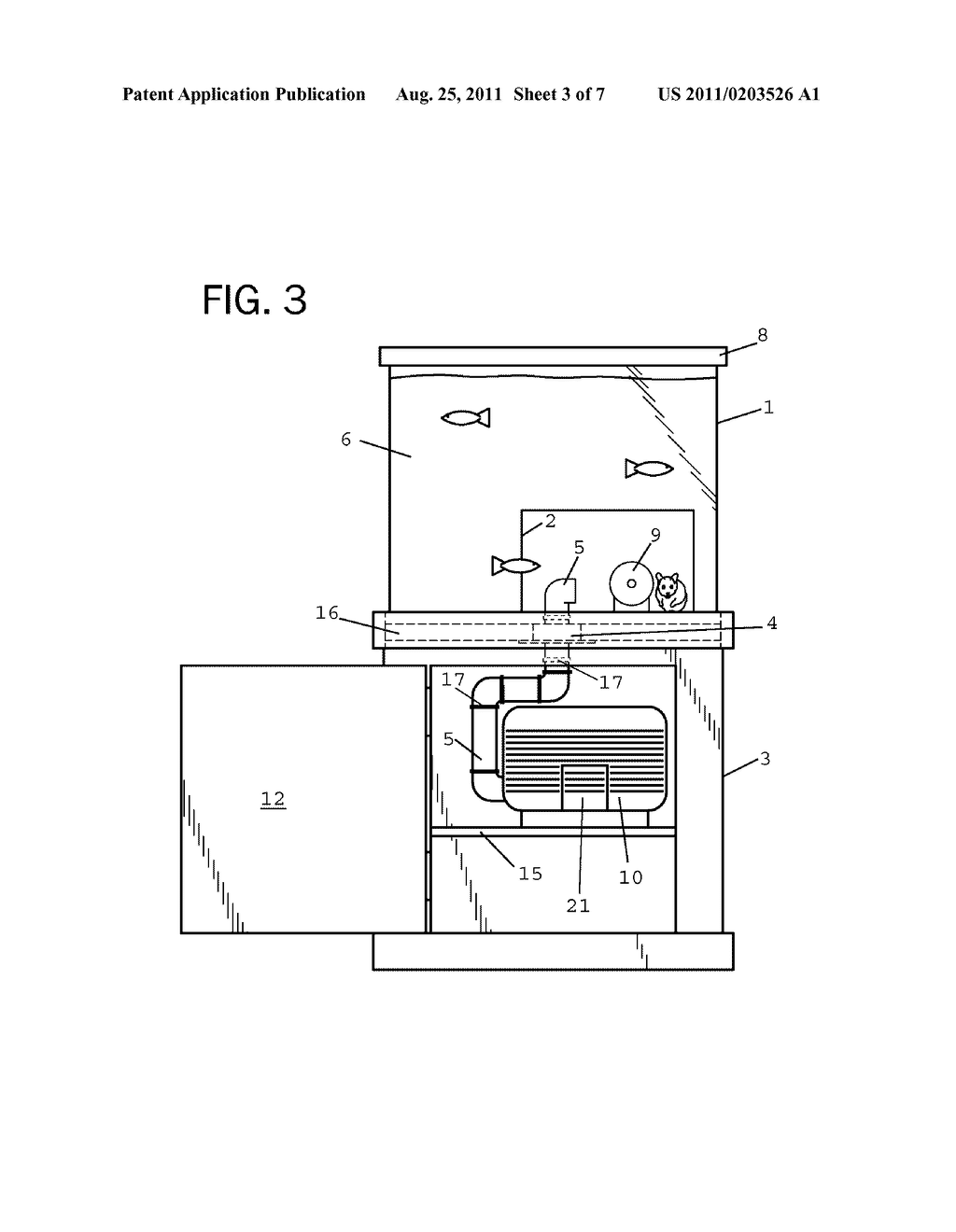 Integrated Aquarium and Small Animal Exhibit - diagram, schematic, and image 04