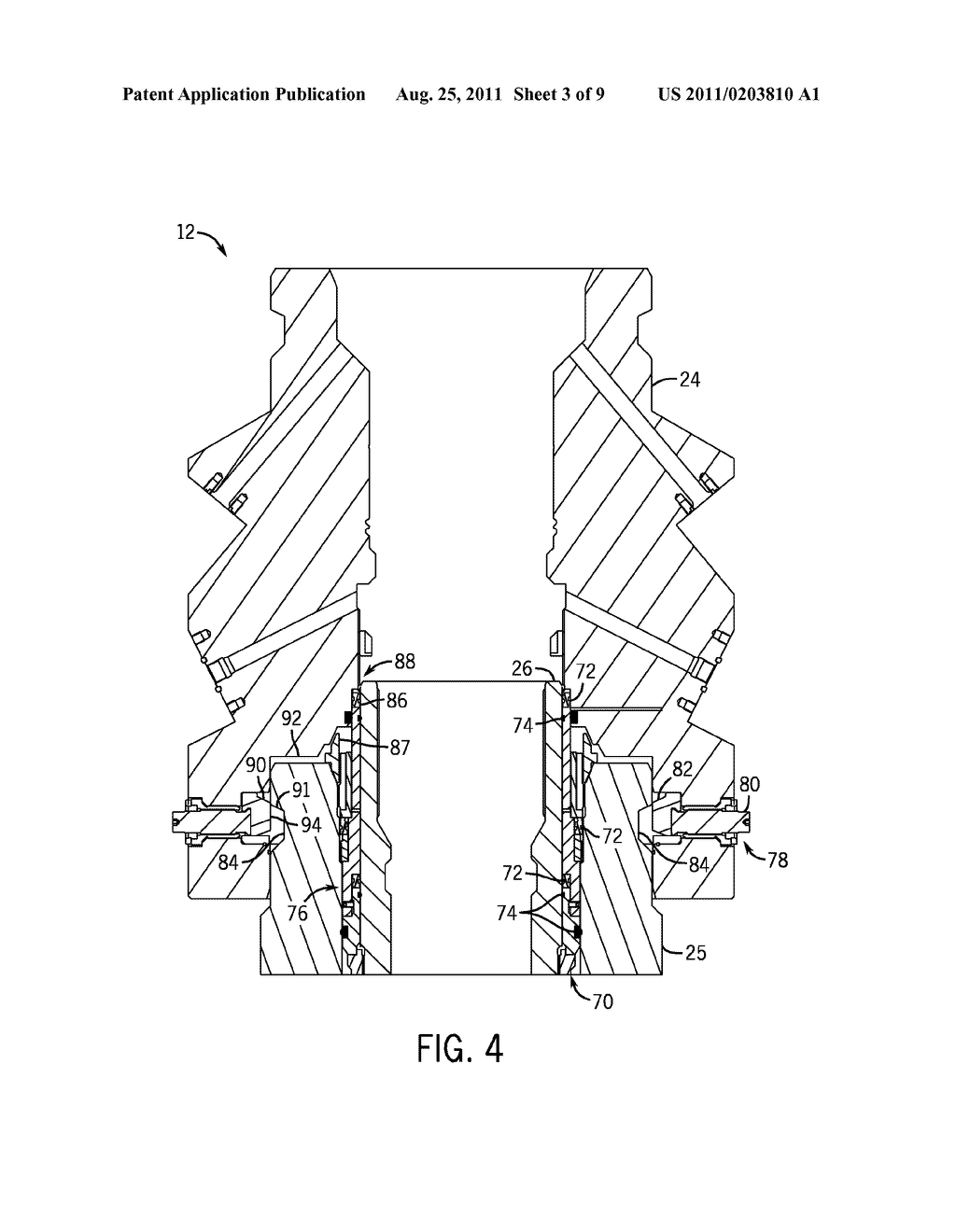 METHOD AND SYSTEM FOR HYDRAULICALLY PRESETTING A METAL SEAL - diagram, schematic, and image 04