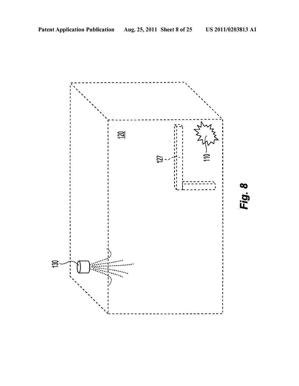 FIRE PROTECTION APPARATUS, SYSTEMS AND METHODS FOR ADDRESSING A FIRE WITH     A MIST - diagram, schematic, and image 09