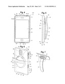 Attachable Extendable and Retractable Earpiece and Protective Casing     Assembly for Mobile Communication and Sound Devices diagram and image