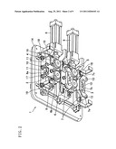 TUNDISH NOZZLE EXCHANGING DEVICE, AND TUNDISH NOZZLE FOR USE IN THE DEVICE diagram and image