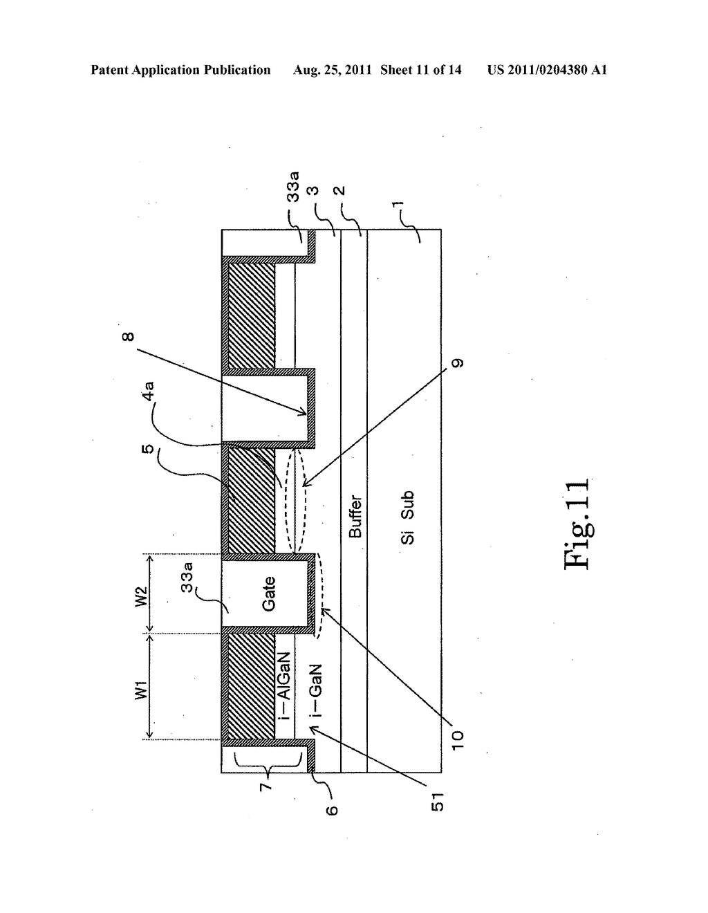 NITRIDE-BASED FET - diagram, schematic, and image 12