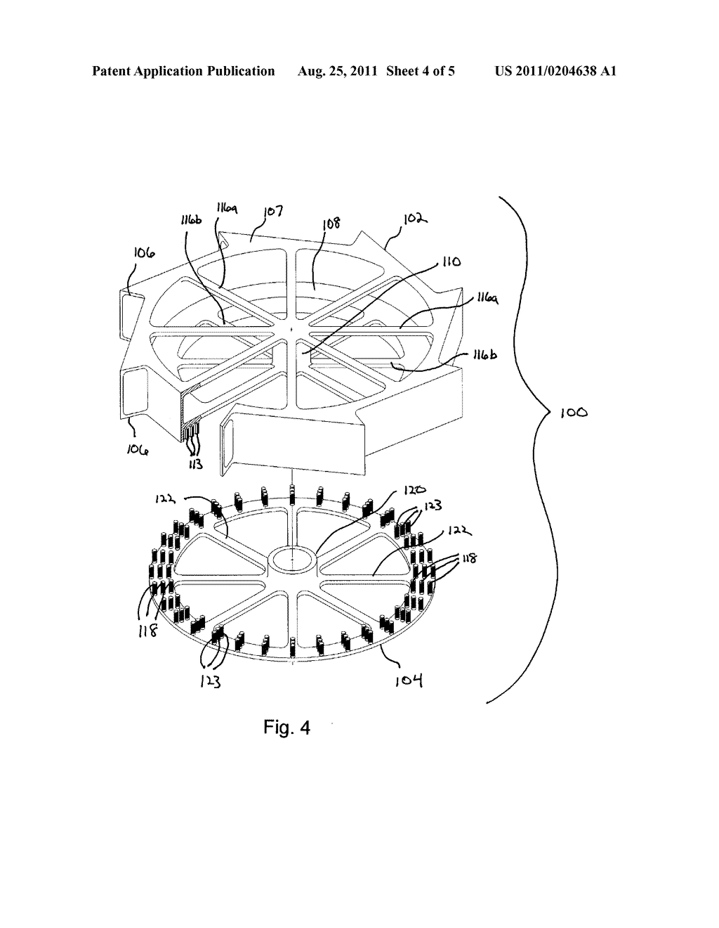 WIND TURBINE WITH INTEGRATED ROTOR AND GENERATOR ASSEMBLY - diagram, schematic, and image 05