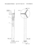 WINDMILL WITH BLADES WITH PASSAGEWAYS FROM HUB TO TIP diagram and image