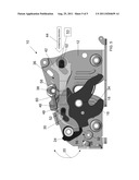 VEHICLE DOOR LATCH diagram and image