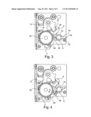 CLOSING DEVICE COMPRISING TWO PAWLS AND A MOTOR-DRIVEN ACTUATING MECHANISM diagram and image