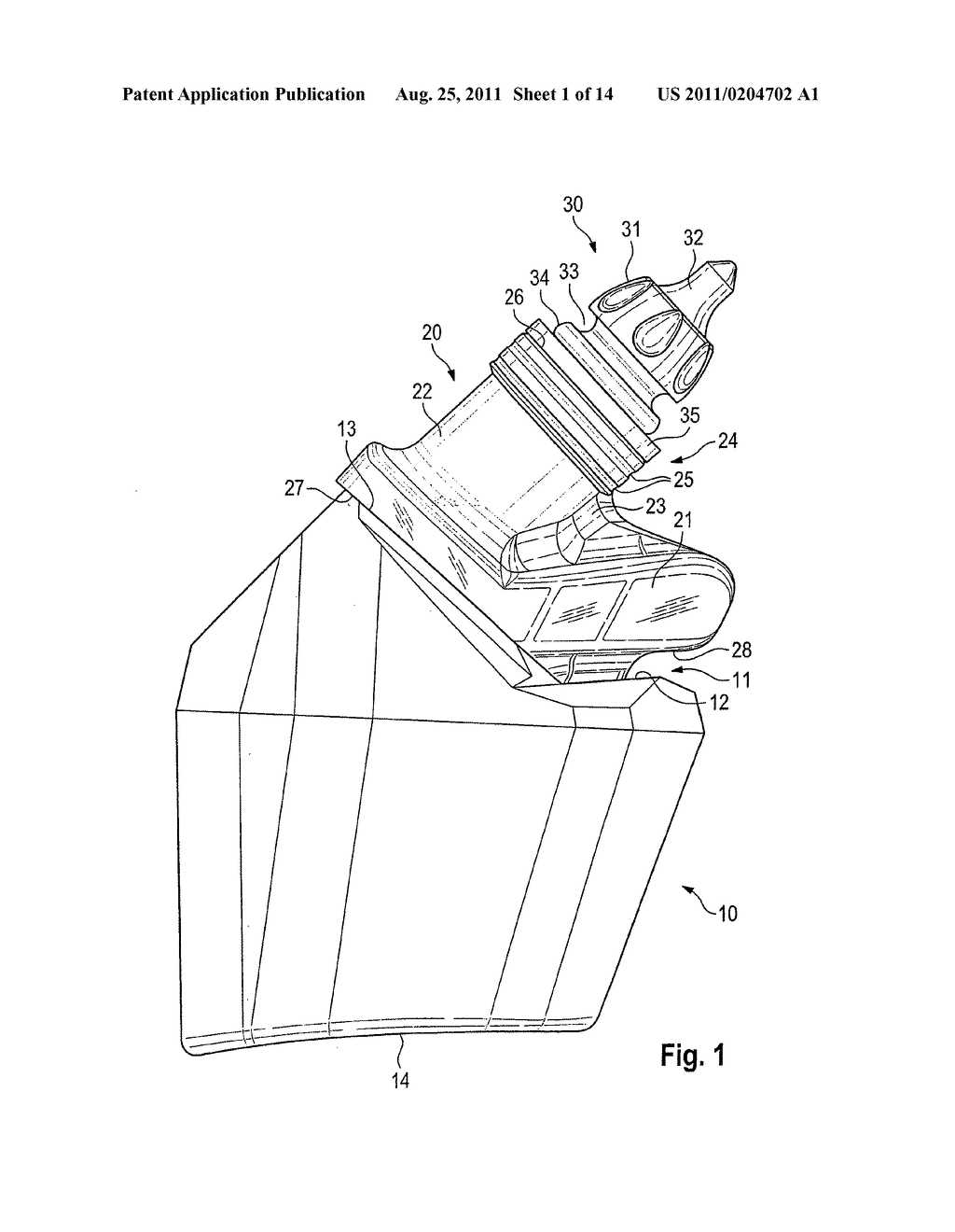 Chisel holder having a weld as a wear protection element - diagram, schematic, and image 02