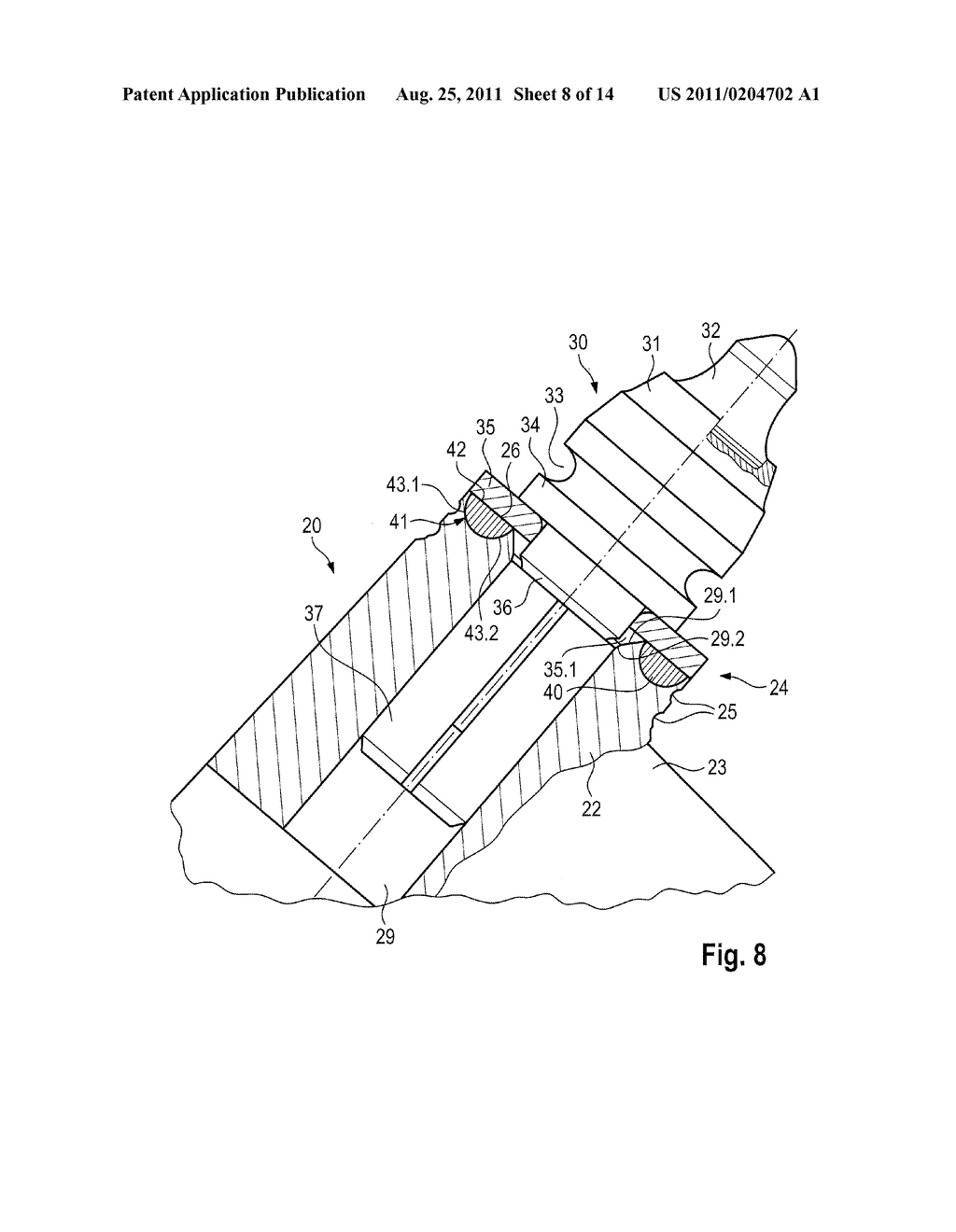 Chisel holder having a weld as a wear protection element - diagram, schematic, and image 09