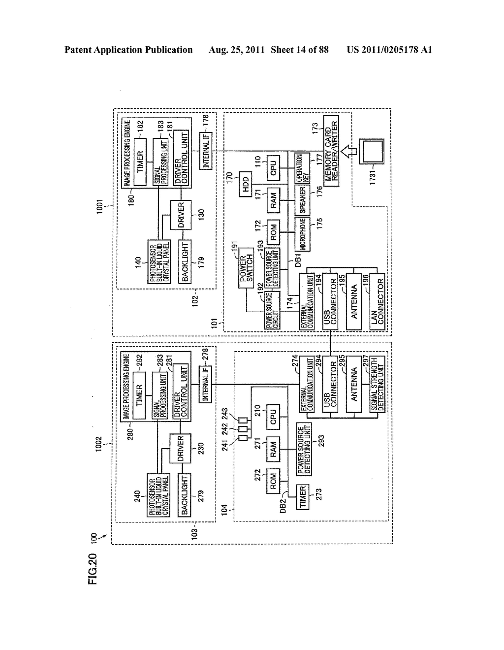 ELECTRONIC DEVICE HAVING TWO DISPLAY DEVICES, METHOD OF CONTROLLING THE     SAME, AND RECORDING MEDIUM - diagram, schematic, and image 15