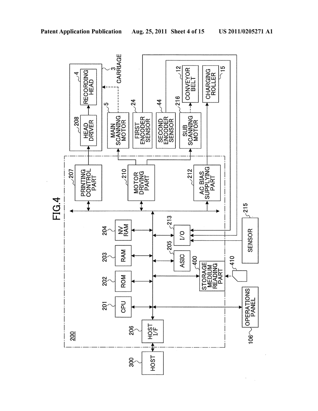 IMAGE FORMING APPARATUS, METHOD OF CONTROLLING CARRIAGE TRAVEL, AND     COMPUTER-READABLE STORAGE MEDIUM - diagram, schematic, and image 05