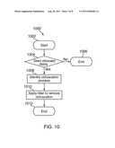 OBFUSCATING THE DISPLAY OF INFORMATION AND REMOVING THE OBFUSCATION USING     A FILTER diagram and image