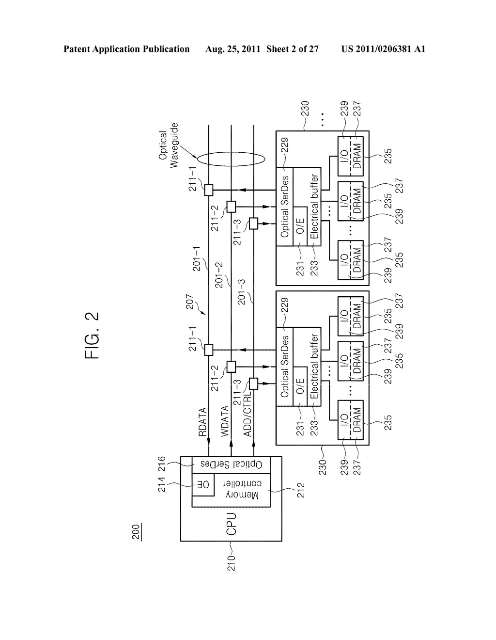 OPTICAL SERIALIZING/DESERIALIZING APPARATUS AND METHOD AND METHOD OF     MANUFACTURING SAME - diagram, schematic, and image 03