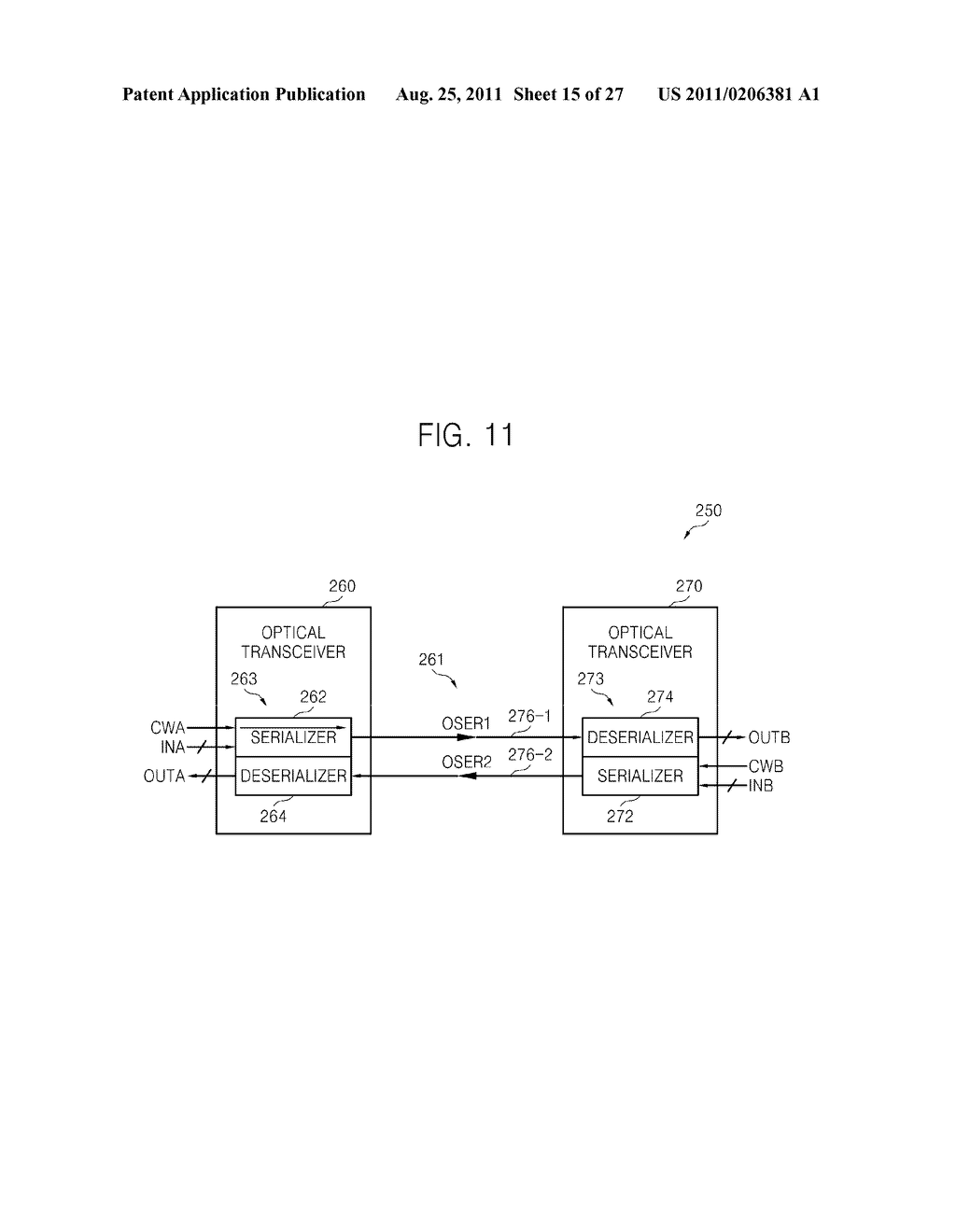 OPTICAL SERIALIZING/DESERIALIZING APPARATUS AND METHOD AND METHOD OF     MANUFACTURING SAME - diagram, schematic, and image 16