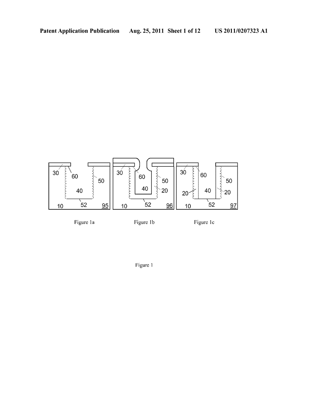 Method of forming and patterning conformal insulation layer in vias and     etched structures - diagram, schematic, and image 02