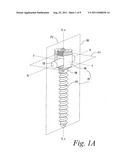 ADJUSTABLE BONE SCREW ASSEMBLY diagram and image