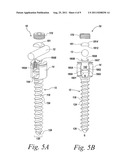 ADJUSTABLE BONE SCREW ASSEMBLY diagram and image