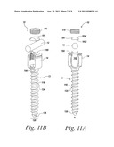 ADJUSTABLE BONE SCREW ASSEMBLY diagram and image