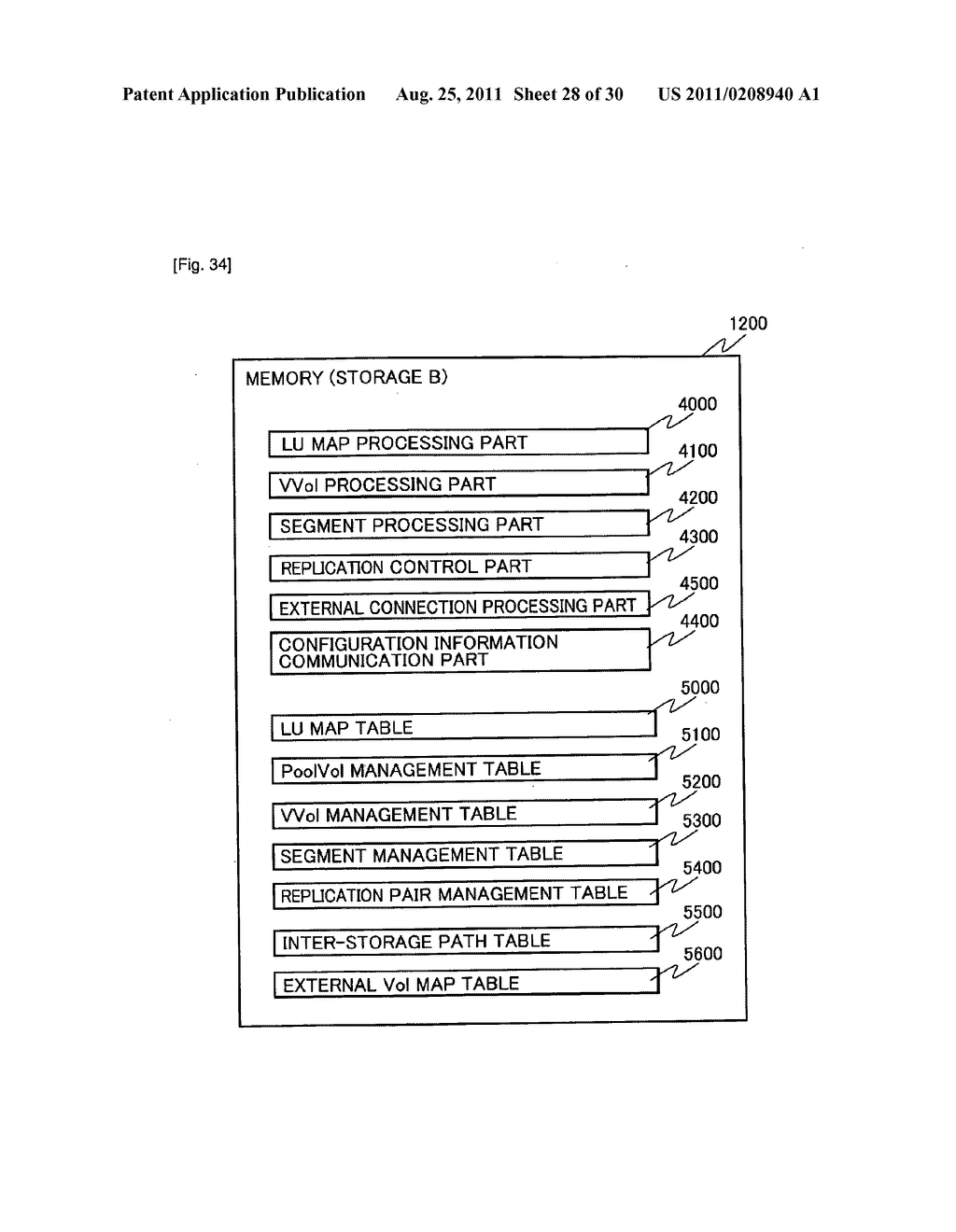 Storage system and method for operating storage system - diagram, schematic, and image 29